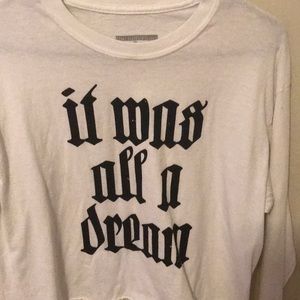 B.I.G crop top long sleeve